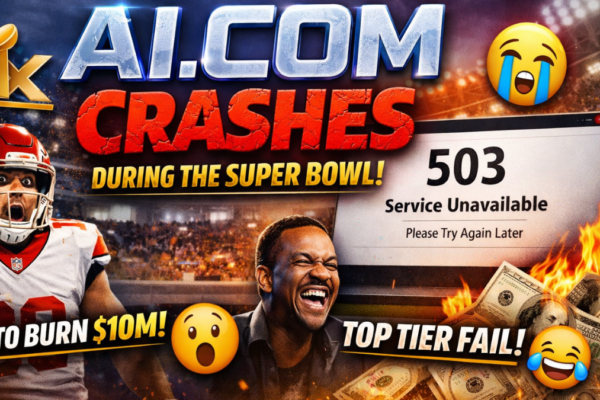 AI.com website crashed during Super Bowl