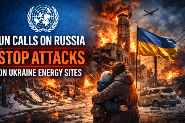 UN calls on Russia to stop attacks on Ukraine energy sites