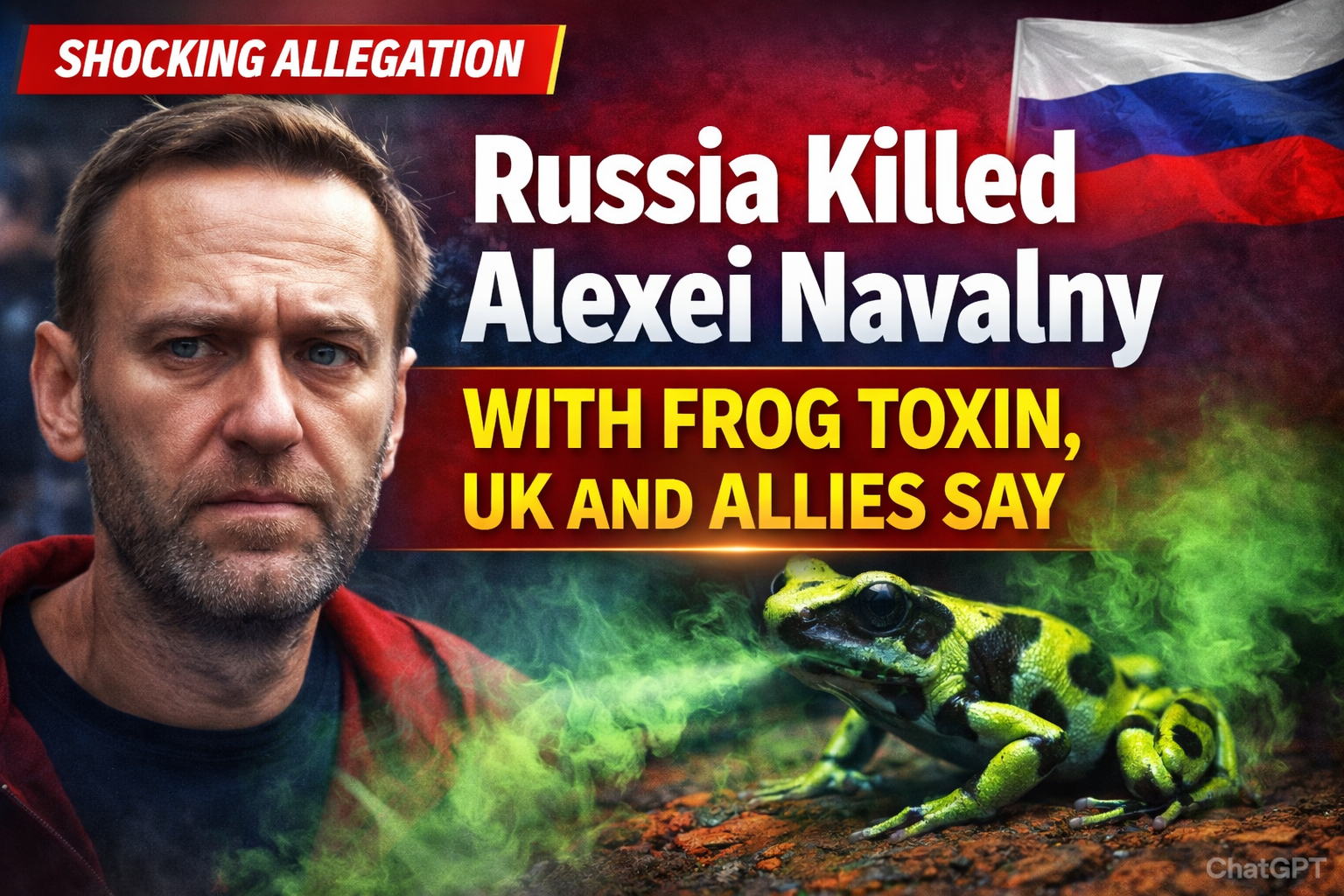Russia killed Alexei Navalny with frog toxin, UK and allies say
