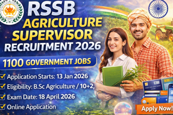 RSSB Agriculture Supervisor Recruitment 2026
