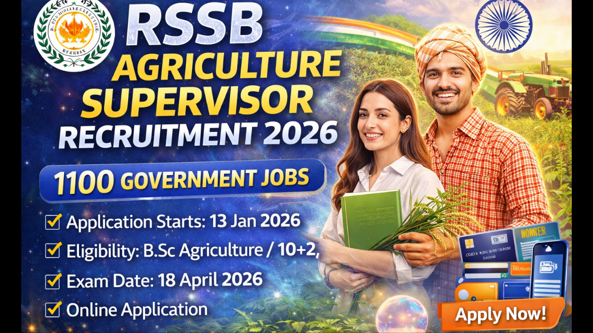 RSSB Agriculture Supervisor Recruitment 2026