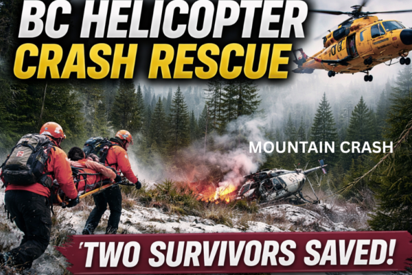 BC helicopter crash rescue