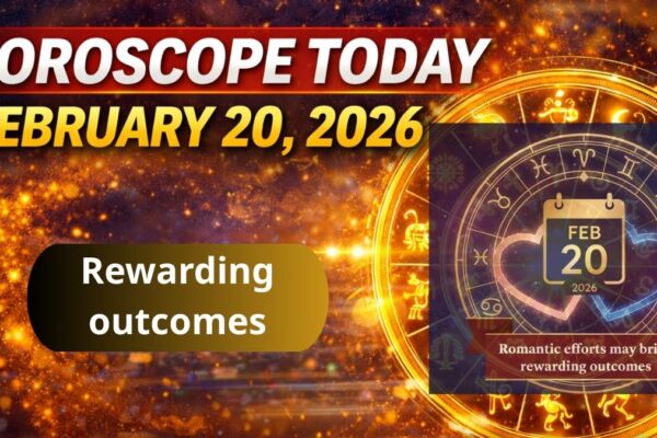 Horoscope Today, February 20, 2026