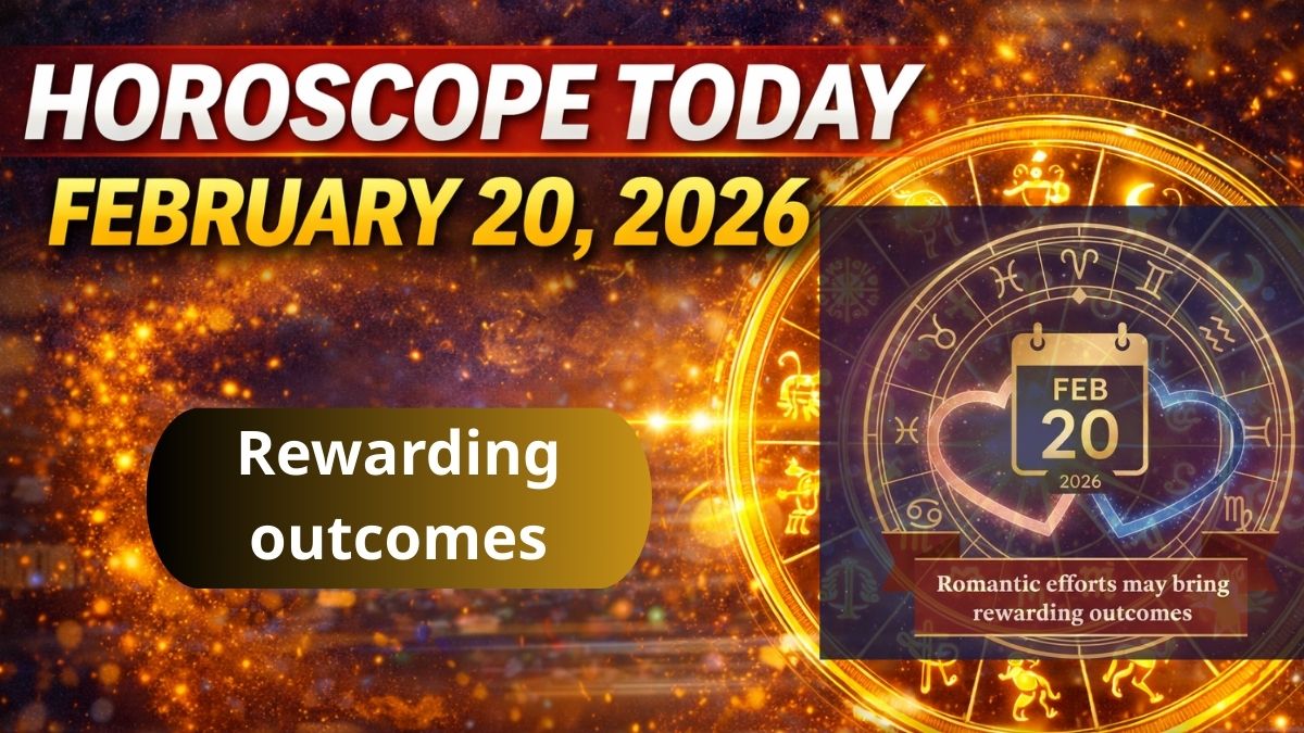 Horoscope Today, February 20, 2026