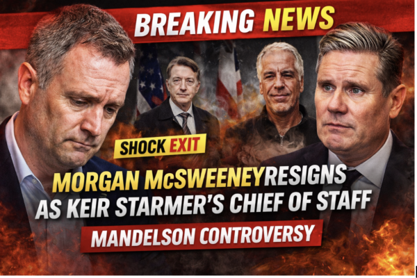 Morgan McSweeney resigns as Keir Starmer’s chief of staff