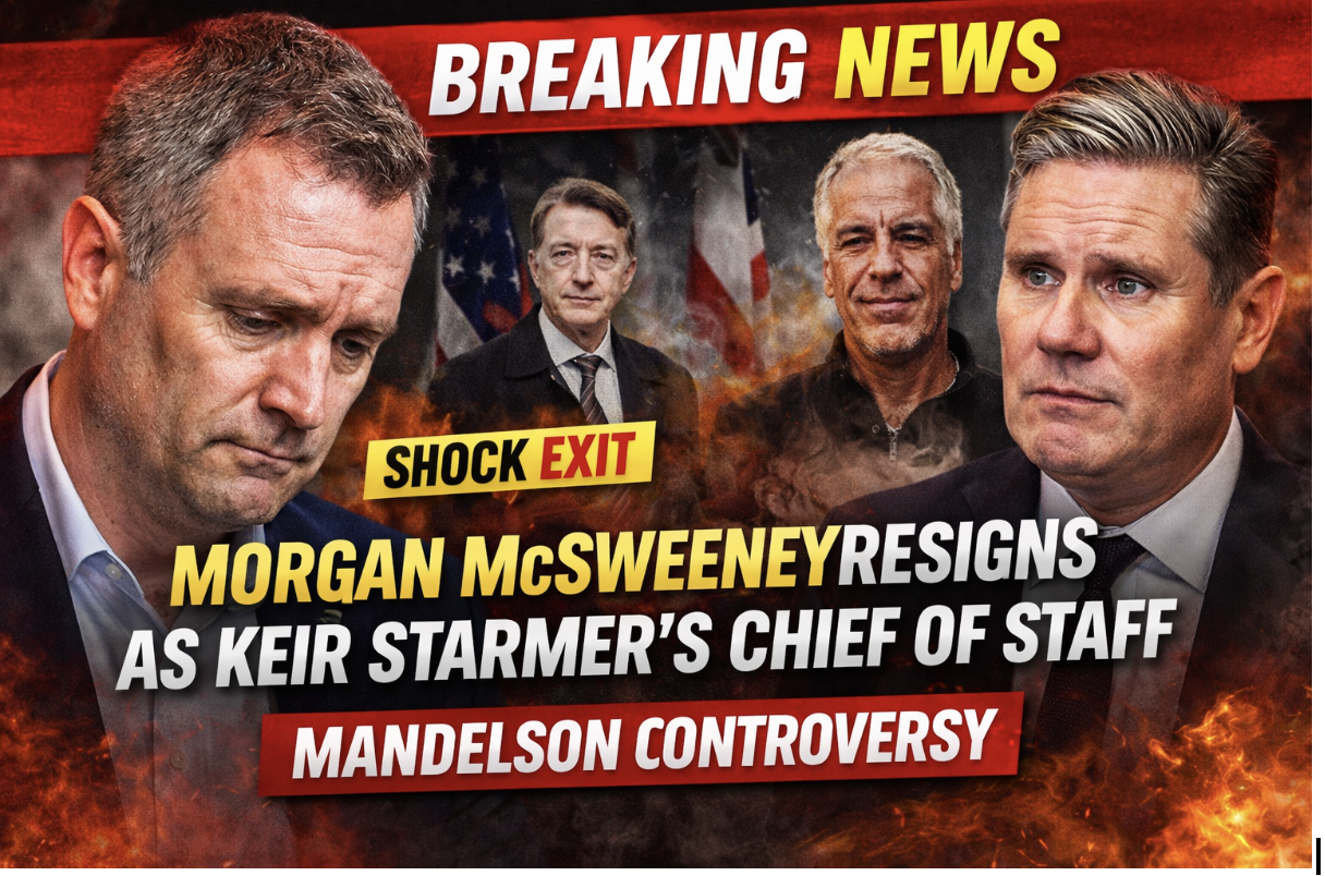 Morgan McSweeney resigns as Keir Starmer’s chief of staff