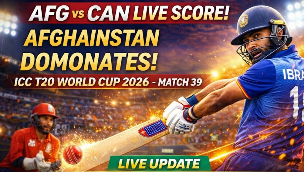 AFG vs CAN Live Score