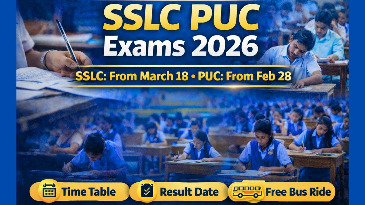 SSLC PUC Exams 2026