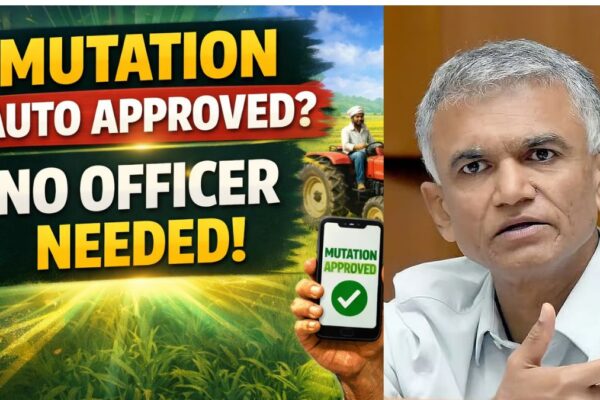 Karnataka mutation auto approval 2025 — Bhoomi portal land record update process