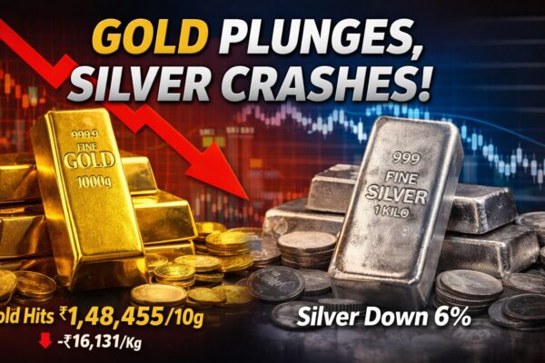 Gold Below ₹1.50 Lakh, Silver Crashes 6% in a Day: Is This the Biggest Precious Metal Shock of the Year?