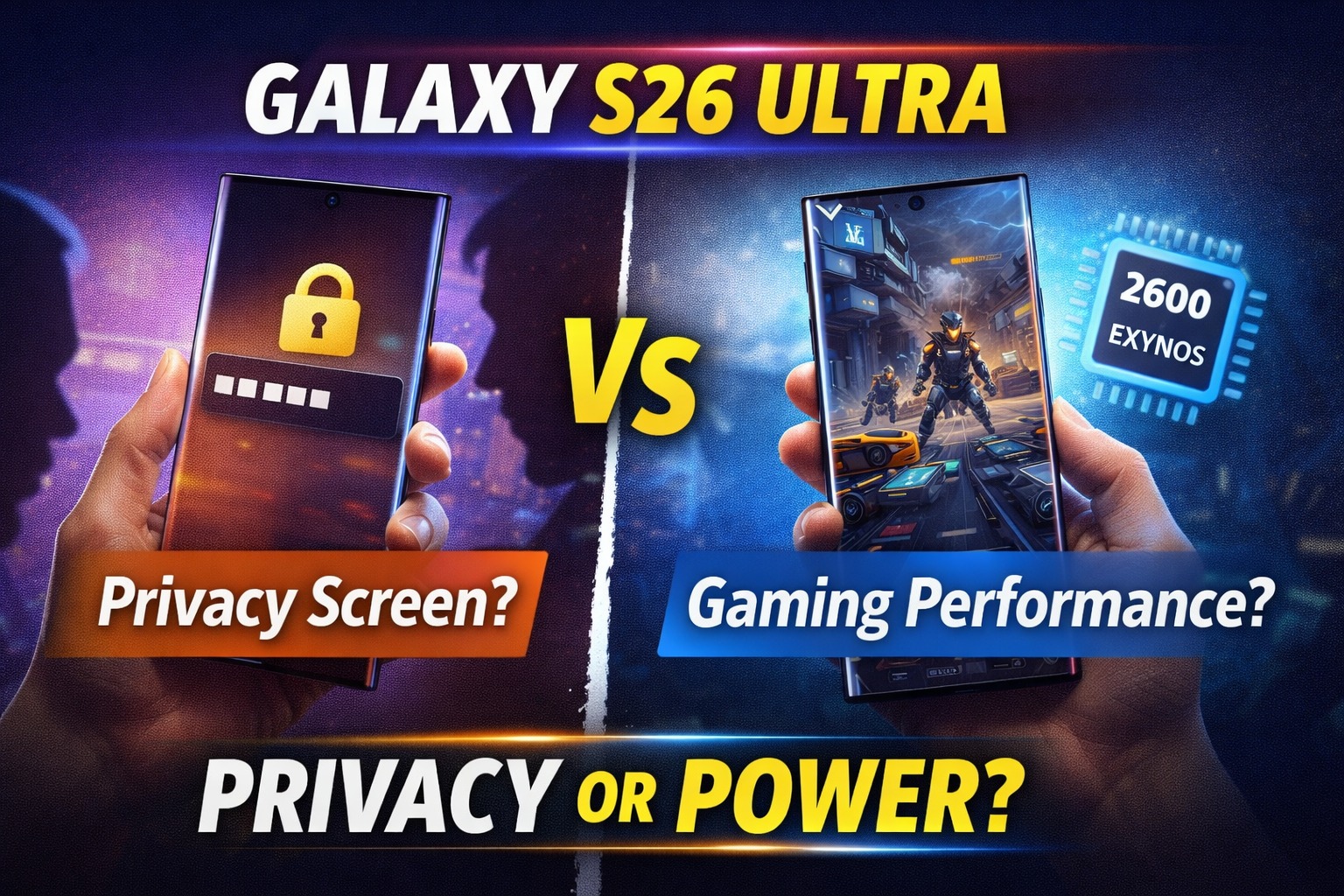 Galaxy S26 Ultra Privacy Screen