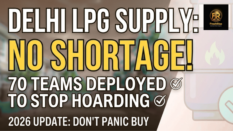 Delhi CM Rekha Gupta and Minister Manjinder Singh Sirsa reviewing LPG supply status in 2026.