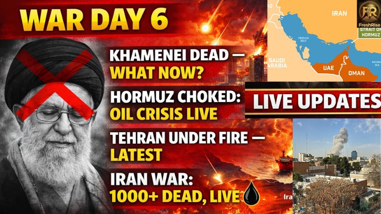 Map showing US-Israel strikes on Iran, Strait of Hormuz blockade and regional spillover in Middle East war March 2026