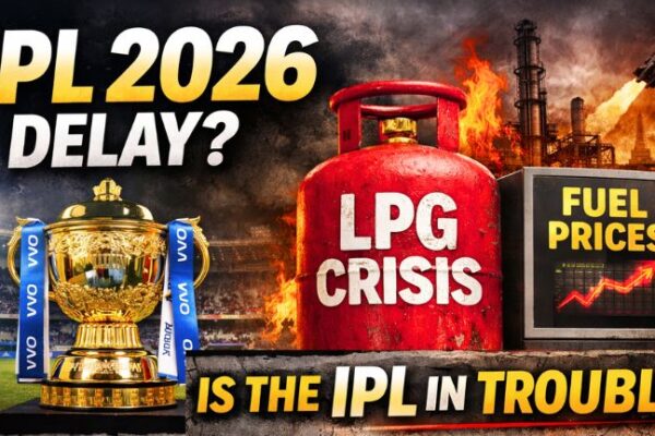 IPL 2026 cricket stadium with LPG cylinder shortage and Middle East war news impact on India