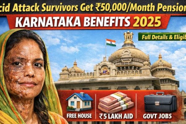 Karnataka government announces ₹50,000 monthly pension and free house for acid attack survivors