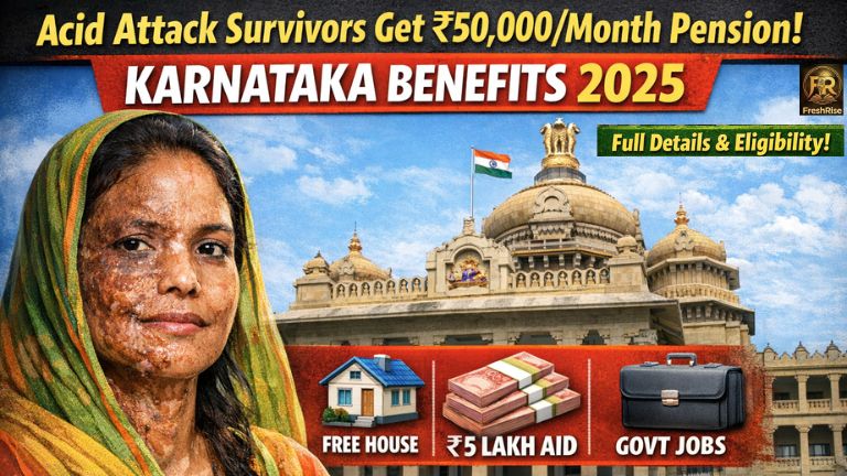 Karnataka government announces ₹50,000 monthly pension and free house for acid attack survivors