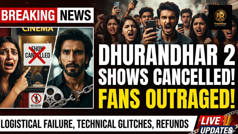 Ranveer Singh Dhurandhar 2 movie poster fans angry outside theater